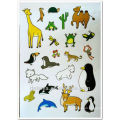 Cartoon pvc film stickers